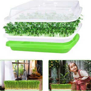 NEW!!! 2PACK Seed Sprouter Tray with Lid